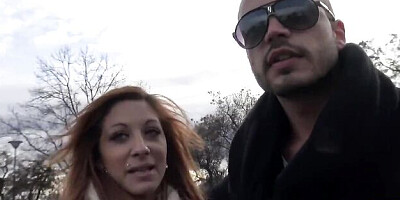 Hunt4k featuring Jenifer Red and Amie's reality clip