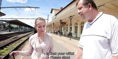 Baby girl's teens for cash scene