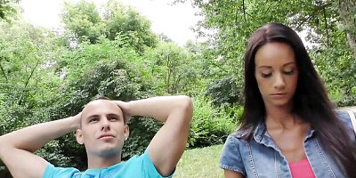 Pussy licking action with divine belle from Hunt4k