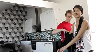 Lady Dee's small tits scene by Hunt4k
