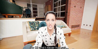 First sex clip with romantic Steve Q from Hunt4k