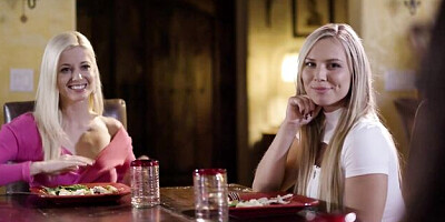 Small tits xxx with tender Charlotte Stokely and Aidra Fox from Girls Way