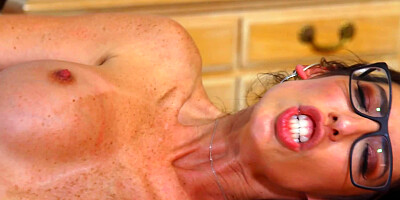 Guy puts teen in such poses to see her charms during sex