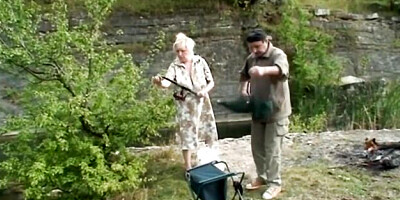 Wonderful lassie's grandpa sex