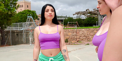 Nicole Aria & Dwayne Foxxx are enjoying in hot interracial fuck