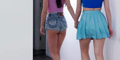 Girls Way featuring Jewelz Blu's tit licking scene