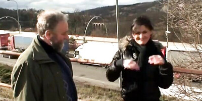 Libidinous treasure at grandpa trailer