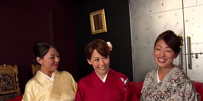 Kimono orgy featuring the hottest Asian babes out there