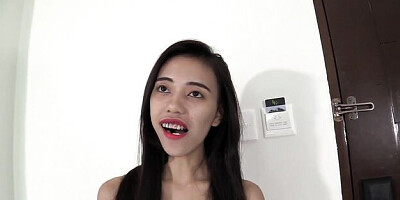 Monger In Asia featuring sugar baby's asian creampie smut