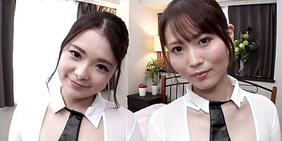 Fascinating belle at threesome sex