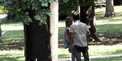 Ideal George and Vinna's wife sharing dirt