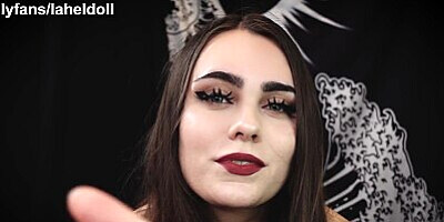 ASMR POV Big Titty Goth Girl Ties You Up And Puts Tits And ass In Your Face