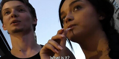 Money for sex scene with magnetic dream girl from Hunt4k