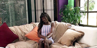 Ana Foxxx's natural tits scene by ATK Exotics