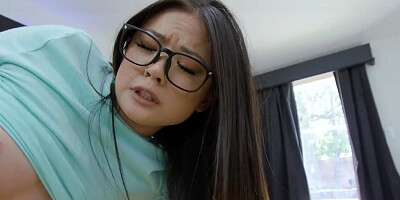 Lucky panty sniffers get to fuck a perfect Asian chick