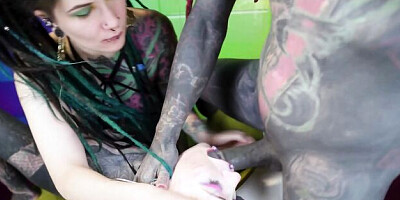 Lily Lu and Anuskatzz's doggystyle sex by z-filmz-originals