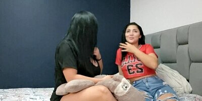 Martinasmith's friend cum in her mouth while she talks with her boyfried on call