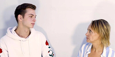 The attractive MILF doctor knows how to help the young man