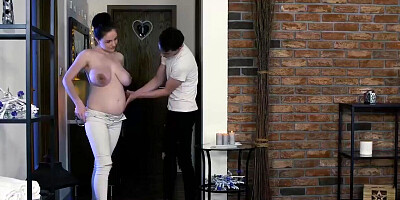 Pregnant masseuse has affair with her stepbrother