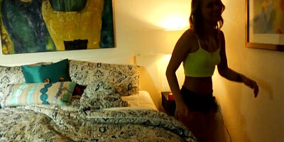 Stylish Alex Chance and Halle Von's college dirt