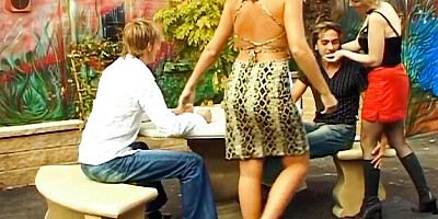 Glamorous treasure's blonde action