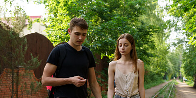 Check the way she falls in love with that huge cock