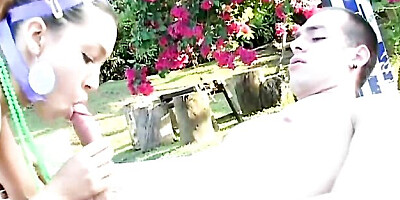 Premium GFs featuring miss's cumshot dirt