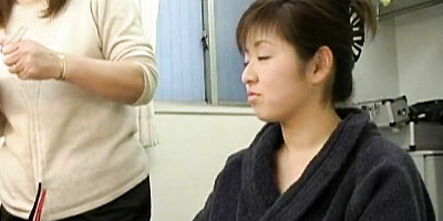 Hardcore Japanese GFs featuring sweet thing's brunette scene