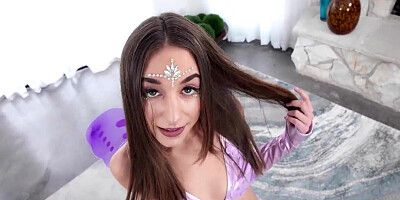 Real fairy is going to get her pussy banged brutally today