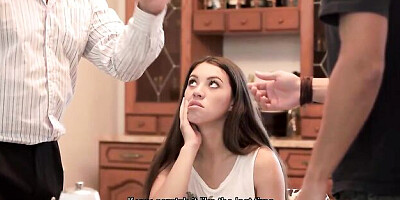 Extravagant hoochie - brunette scene - Daddy4k