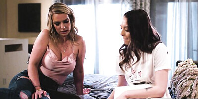 Girls Way featuring Rachael Cavalli and Lily Larimar's petite brunette smut