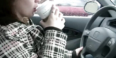 Baby's outdoors action