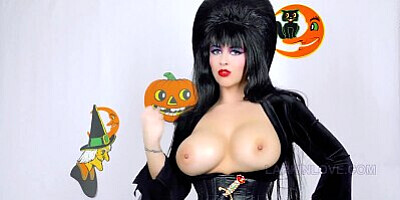 Goth Milf Elvira Huge Boob JOI Dirty Talk