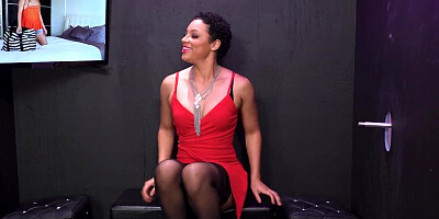 Gloryhole pleasure is what she reallly needs in her life