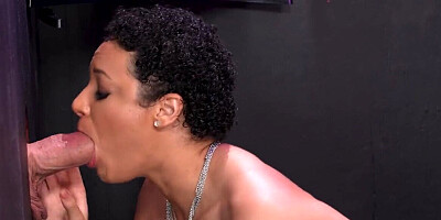 Gloryhole pleasure is what she reallly needs in her life