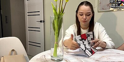 Stepbrother helped with math and cum in my tight ass