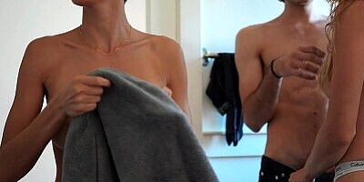 Amateur Double Blowjob with Porn Star Heather Vahn - Couple LeoLulu