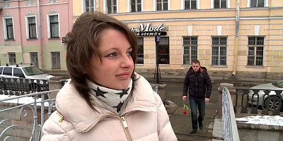 Lucky Russian guy uses GF's pussy to the fullest