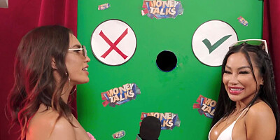 Two sloppy sluts dealing with the same hard dick here