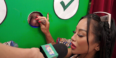 Two sloppy sluts dealing with the same hard dick here