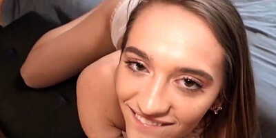 Skinny's pussy is prepared for the sperm