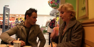 Blonde GILF picked up from the street and banged