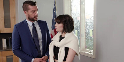 Lovely college girl fucked by Latin stud in classroom