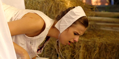 Stranger for money analyzes and creampies Amish sweetheart