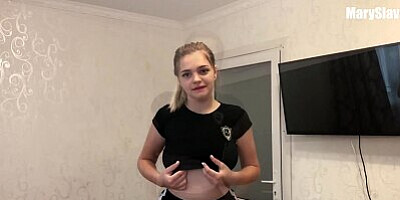 Passionate blowjob with red lips and anal right on the table