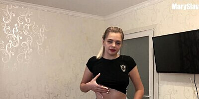 Passionate blowjob with red lips and anal right on the table