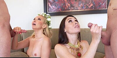 Mom Swap - Hot Milf And Stepson Having Foursome Orgy With Their Spiritual Healer