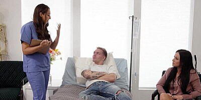 ADULT TIME - Prude MILF Jennifer White Tries Anal Sex With Her Stepson & PAWG Nurse Bella Rolland!