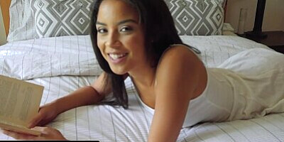 Curvy Step Sis Maya Bijou Lets Step Bro Creampie Her Pussy While She Talks With Her BF - SisLovesMe