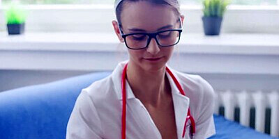 ULTRAFILMS Tattooed Adelle Unicorn starring in quality role-playing sex action with her boyfriend